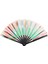 4 Adet El Fan Katlanabilir Holografik Fan Bambu Katlanır El Fan Burlesque Müzik Festivali Kadın Erkek Gökkuşağı Pride (Yurt Dışından) 1