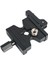 Çift Kilit Montaj Plaka Kelepçesi Hızlı Çıkarma Plaka Kelepçesi Arca Swiss Tripod Küre Kafası Qj-06 Için Ayarlanabilir Düğme Adaptörü (Yurt Dışından) 2