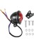 Kırmızı 12V LED Siyah Ayarlanabilir Cafe Racer Tarzı Stop Lambası Motosiklet Fren Lambası Arka Lambası Chopper Bobber Için (Yurt Dışından) 1