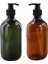 17 Oz Sabunluk, Mutfak Banyo Tezgahı Için El Bulaşık Deterjanı Dispenseri, Yeniden Doldurulabilir Losyon Sıvı Sabun Pompası Şişeleri (Yurt Dışından) 4