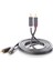 2 RCA - 2 RCA Ses Kablosu, 5 m, Antrasit, 10520 2