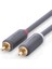2 RCA - 2 RCA Ses Kablosu, 5 m, Antrasit, 10520 8