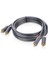 2 RCA - 2 RCA Ses Kablosu, 5 m, Antrasit, 10520 9