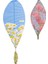 Kinetik Boş Süblimasyon Rüzgar Spinner 3D Spiral Windchime Chime Heykel Asılı Açık Kapalı Bahçe Dekor 10X25 cm (Yurt Dışından) 3