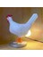 Tavuk Yumurtası Lambası, 3D Tavuk Masa Lambası, Gerçekçi LED Yumurta Lambası, USB ile Reçine Tavuk Yumurtası Gece Lambası (Tavuk Yumurtası Lambası) (Yurt Dışından) 2