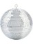 Renkli Sahne Aydınlatma Efekti 8 Inç 20 cm Disko Ayna Glitter Topu Hafif Gümüş Noel Partisi Dekoru (Yurt Dışından) 1