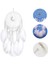 LED Dream Catcher, Yatak Odası Duvar Asılı Ev Dekor Süsler Craft Için El Yapımı Dream Catchers (Beyaz) (Yurt Dışından) 4