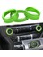 Dash Düğmeleri Trim Halkası 2015-2021 Ford Mustang Ses Far Anahtarları Ayar Düğmesi Kontrol Düğmesi Kapağı, Yeşil 3 Adet (Yurt Dışından) 2