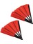2 Adet Büyük Katlanır Yelpaze Naylon Kumaş Elde Taşınabilir Katlanır Yelpaze Çin Kung Fu Tai Chi Yelpaze Dekorasyonu Katlanır El Yelpazesi Parti Hediyeleri Için (Kırmızı) (Yurt Dışından) 2