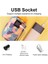 Evrensel USB Süt Su Isıtıcısı Seyahat Arabası Yalıtımlı Çanta Taşınabilir Bebek Emzirme Şişe Isıtıcısı Kamuflaj Gri-Beyaz (Yurt Dışından) 5