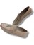 GR0176 Dışı Süet İçi Keten Bej Renk Saraçlı Rok Model Erkek Loafer Babet Ayakkabı 8