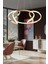 Istanbul Avize Damla Gold Ledli Modern Beyaz Power LED Avize 2