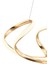 Istanbul Avize Damla Gold Ledli Modern Beyaz Power LED Avize 4