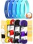 9lu Tera Set 5+15+25+35 kg + 5li Pilates Direnç Bandı Barfiks Lastiği Loop Band Mavi Ton 1