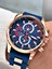 Lacivert Renk Erkek Kol Saati Babalar Günü Hediyesi 4