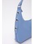 Mavi SHK82 Baget Model Tek Bölmeli Kadın Suni Deri Kol ve Omuz Çantası 5