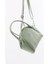 Mint Yeşil SHK132 Suni Deri, Fermuarlı Tek Bölmeli, Çıtçıt Detaylı ,el, Kol ve Omuz Çantası 7