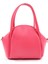 Fuşya SHK132 Suni Deri, Fermuarlı Tek Bölmeli, Çıtçıt Detaylı ,el, Kol ve Omuz Çantası 1