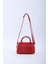 Kırmızı SHK184 Suni Deri ,fermuarlı Tek Bölmeli ,askılı El, Kol ve Omuz Çantası 1