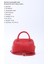 Kırmızı SHK184 Suni Deri ,fermuarlı Tek Bölmeli ,askılı El, Kol ve Omuz Çantası 3