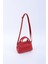 Kırmızı SHK184 Suni Deri ,fermuarlı Tek Bölmeli ,askılı El, Kol ve Omuz Çantası 6