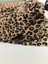 Leopar Desenli Likralı Gabardin Kumaş-Pantolon, Etek, Ceket-En 150CM 3
