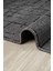Gaia Antrasit Halı Yıkanabilir Kaymaz Taban Şönil Kilim Dokuma Pamuk Taban Kilim 10123 80 x 150 cm 4