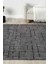 Gaia Antrasit Halı Yıkanabilir Kaymaz Taban Şönil Kilim Dokuma Pamuk Taban Kilim 10123 80 x 150 cm 5