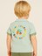 Erkek Bebek Yakalı Renkli Düğmeli T-Shirt 4