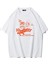 Unisex Oversize Spaghetti T-Shirt Beyaz 1