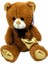 Parlak Kalpli Kahverengi Peluş Ayı 30 cm 1