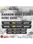 Chevrolet Uyumlu Deri Karbon Kapı Eşiği Koruyucu Bant 4 Adet 1