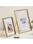10X15 cm ve 13X18 cm Gold Metal Çerçeve! Şık Dekoratif Fotoğraf Çerçevesi! Ayaklı Çift Camlı Çerçeve 1
