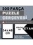 Puzzle Çerçevesi - 34x48 cm 500 Parça Renkli Siyah Kahverengi Altın Beyaz Pvc 2