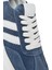 Kadın Mavi Bağcıklı Kalın Tabanlı Süet Deri Sneaker 25SFD511010 9