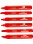 Permanent Markör Kırmızı ( 6 Adet ) 1
