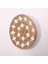 Mylamp Kaunos 75 X15 cm Çap- Doğal Abaka Duvar Tabağı 3