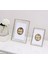 10X15 cm ve 13X18 cm Gümüş Metal Çerçeve! Şık Dekoratif Fotoğraf Çerçevesi! Ayaklı Çift Camlı Çerçeve 1