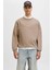 Erkek Jornorrebro Rahat Kalıp Bisiklet Yaka Sweatshirt 12282893 Mocha 1
