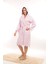 Unisex Sultan Püskül Modelli Deniz-Havuz-Plaj-Banyo-Sauna-Spa Peştemal Bornoz-Pamuklu-Mor 5