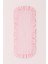 Fırfırlı Pembe Pötikare Runner Orta Sehpa & Dresuar Örtüsü 30X80 cm 1