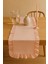 Fırfırlı Pembe Pötikare Runner Orta Sehpa & Dresuar Örtüsü 30X80 cm 4