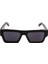 O.v.s ZERO81 Double ZD03 Laser Black 56 Unisex Güneş Gözlüğü 2