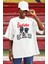 Unisex The Dogfather Baskılı Tişört, Oversize Komik Köpek Temalı Bisiklet Yaka T-Shirt 2