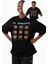 Unisex Be Expressive Baskılı Tişört, Oversize Kedili Duygular Temalı Bisiklet Yaka T-Shirt 1
