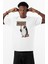 Unisex Resist Baskılı Tişört, Oversize Penguen Temalı Bisiklet Yaka T-Shirt 2