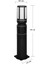 50 cm Kafesli Bahçe Direği, Set Üstü, 220V, E27, IP54, Siyah 3