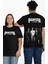 Unisex Walk On The Wild Side Sırt Yazılı Tişört, Oversize Rock Band Pantera Temalı T-Shirt 1