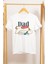 Unisex Dad Off Duty Baskılı Tişört, Oversize Komik Baskı Temalı Bisiklet Yaka T-Shirt 1