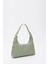 Mint Yeşil SHK82 Baget Model Tek Bölmeli Kadın Suni Deri Kol ve Omuz Çantası 2